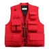 Chụp ảnh ngoài trời câu cá vest tùy chỉnh vest vai phóng viên đám cưới giám đốc nhiều túi vest vest cộng với phân bón XL - Dệt kim Vest Dệt kim Vest