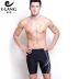 Thời trang nam mới quần boxer quần bơi nam quần 5 điểm quần dài đoạn năm điểm áo tắm quần bơi XL - Nam bơi đầm