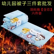 trẻ em mẫu giáo nap quilt ba mảnh ăn trưa với bộ đồ giường lõi giường bé Liu Jiantao viên - Bộ đồ giường trẻ em