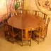 Ming và Qing cổ gỗ tròn bàn nội thất cổ bàn ăn và ghế kết hợp Trung Quốc Elm khách sạn hộp tròn bàn tròn 1,6 m - Nội thất khách sạn Nội thất khách sạn