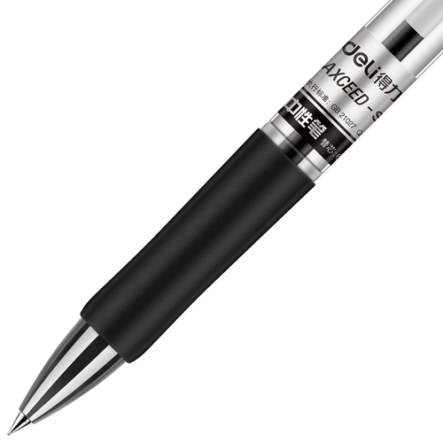Deli Presidential Natural Pen S01 0,5 Нейтральная ручка S02 0,7 Нейтральная ручка 33388 Углеродное подписание ручка