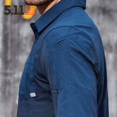 Футболка для туризма и кемпинга 美国5.11炮兵长袖弹力衬衫511户外运动战术秋季舒适polo衫72125