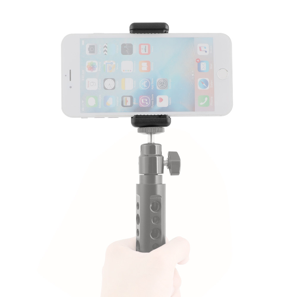 Tripod, phone holder, live streaming stand accessory, gimbal, multi-functional 360-degree rotation, universal for both horizontal and vertical shooting, 1/4 Specification image