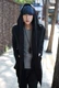 Triều thương hiệu người đàn ông đen phần dài mỏng cardigan áo len nam Hàn Quốc áo len áo len nam thanh niên hoodie áo khoác