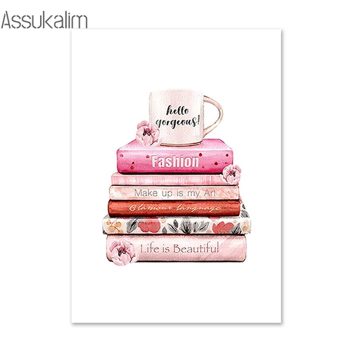 Девушка холст плакат духи бутылки цветочный искусство искусство искусство