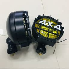 Внедорожные огни 4x4越野汽车顶射灯前杠雾灯 6寸圆射灯jeep探照灯 车顶灯一对包装