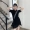 Châu Âu trạm 2019 phụ nữ mới của nhỏ tươi siêu cent minimalism retro cục Sen ngọt váy Bellflower - Váy eo cao đầm xếp ly eo
