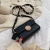 Túi xách chất lượng cao họa tiết túi xách nữ mới 2019 Phiên bản Hàn Quốc thời trang giản dị retro hoang dã một vai Messenger nhỏ vuông - Túi xách nữ
