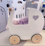 Детские регулируемые деревянные ходунки, коляска, универсальная детская игрушечная машина, учит ходить