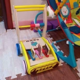 Детские ходунки, детская универсальная регулируемая коляска, деревянная игрушка, 7-24 мес.