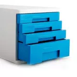 Бесплатная доставка палуба Файл шкаф 9761 Информация на рабочем столе Сортировка шкафа для хранения пластикового ящика четырех -слой без замок