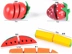 Montessori giáo dục sớm giáo cụ trợ giúp cắt thùng dao kéo trái cây để cắt và thấy quản gia 2-3-4-5 tuổi cắt rau đồ chơi