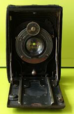 Камера 30年代德国产foth折叠皮腔式古董相机