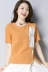 Kích thước lớn đồ ngủ của phụ nữ mảnh duy nhất lỏng áo sơ mi bông và vải lanh ngắn- tay t- shirt Hàn Quốc phiên bản của lanh đáy áo có thể được đeo bên ngoài nhà dịch vụ