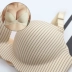 Tập hợp đồ lót liền mạch ngực nhỏ gợi cảm không có vòng ngực thép lượn sóng bên dày phần sọc áo ngực
