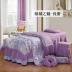 Beauty khăn trải giường denim bedspread massage Body bộ đặc biệt của bộ đồ giường châu Âu thẩm mỹ viện - Trang bị tấm tìm mua ga phủ giường spa Trang bị tấm