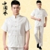 Trang phục dân tộc Tang phù hợp với áo khoác nam quần áo vải thô cotton Trung Quốc áo sơ mi nam trung niên giản dị thời trang nam nữ Trang phục dân tộc