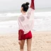 Mùa xuân lặn biển cổ tích đơn giản áo tắm nữ 2019 mới màu đỏ mô hình phong cách châu Âu và Mỹ retro dành cho người lớn - Bộ đồ bơi hai mảnh Bộ đồ bơi hai mảnh