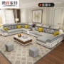 sofa vải gói kết hợp kích thước căn hộ phòng khách trang bị đầy đủ hiện đại Jane Yue Pibu nội thất mới sofa 2018 - Ghế sô pha ghế sofa phòng ngủ