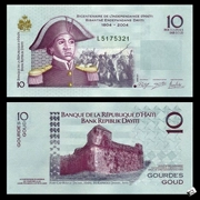 [Mỹ] thương hiệu UNC mới Haiti 10 Tiền giấy ngoại tệ tốt Ngoại tệ