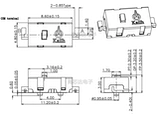 Omron Kaihua Kailong, подлинная двуногая мышь с синей точкой, микропереключатель M905 G502 G603, боковая кнопка GPW
