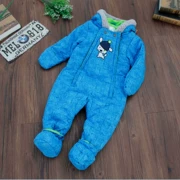 Trẻ em của bé một mảnh phù hợp với trượt tuyết dày jumpsuit romper trẻ sơ sinh ngoài trời áo khoác ngoài trời một mảnh áo