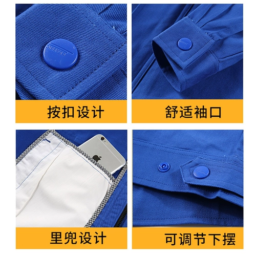 Осенний хлопковый износостойкий зимний светоотражающий комбинезон, защита от ожогов, увеличенная толщина