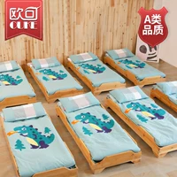 Ba mảnh bé chăn vườn ươm chứa giường lõi nhập học Liu Jiantao trẻ em chợp mắt bộ đồ giường bông chăn - Bộ đồ giường trẻ em 	bộ chăn ga gối đệm cho bé gái
