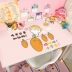 Phòng học dành cho trẻ em Bàn da đệm dầu chống thấm nước -rửa sạch miễn phí khăn trải bàn trà thảm trải bàn ăn Khăn trải bàn