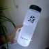 Sáng tạo cốc nhựa nữ sinh viên Hàn Quốc tươi và đáng yêu Hàn Quốc phiên bản của rung tay cốc cô gái cup mùa hè đơn giản bình nước tập gym Tách