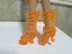 Truy cập chính hãng ăn mặc Barbie phụ kiện búp bê phụ kiện giày cao gót giày thời trang khởi động 6 điểm dép bé Búp bê / Phụ kiện