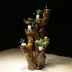 Cánh gà khắc gỗ rễ cây khung gỗ tự nhiên chắc chắn với loại gỗ khắc nhiều tầng nhà khung cây cảnh - Các món ăn khao khát gốc Các món ăn khao khát gốc