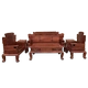 Bộ bàn ghế gỗ gụ gỗ hồng mộc Miến Điện Bộ bàn ghế sofa bằng gỗ sáu cây lớn bằng gỗ hồng mộc kết hợp phòng khách 123 - Bộ đồ nội thất