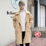 Allgender Chang Xiaohui vài áo len nam phần dài dày Hàn Quốc phiên bản của gió Anh 2017 mới