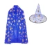 Halloween trẻ em người lớn phù thủy Gel áo choàng nam mẫu giáo nữ trình diễn trang phục ảo thuật gia áo choàng phù hợp với 