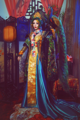 taobao agent Crazy Hat-Yan Shilong Long Yu Empress Yehenola. Jingfen Cosplay Huadong