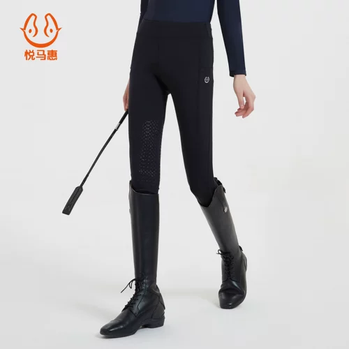 Юма Хуи высокие конные брюки с силиконовыми брюками силиконовые
