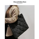 Оригинальная вместительная и большая цепь с пухом, универсальная сумка, коллекция 2023