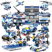 Tương thích với các khối xây dựng của trẻ em LEGO lắp ráp đồ chơi câu đố 6-10 tuổi cậu bé tàu sân bay tàu sân bay lắp ráp khối tàu chiến