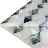 Черно -желтый диск натуральная мозаичная плитка