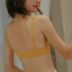 Pháp liền mạch tam giác cúp áo ngực không có vòng thép bralette bra sexy bowknot ren ren phụ nữ - Push Up Bras
