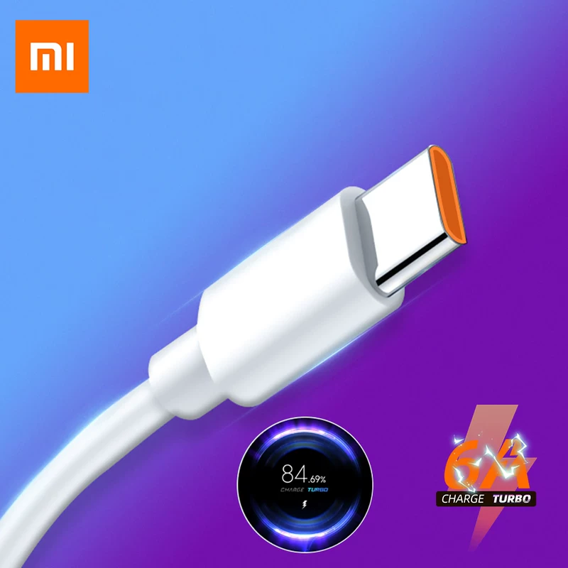 [Xiaomi Turbo Charge USB-C кабель 6A 33W для MI 10T Pro 5G 10i]