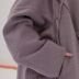 JNBY Jiangnan vải nữ 2019 mùa thu mới với áo khoác len dài trùm đầu 5I9240230 - Áo khoác dài