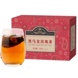 Японский черный улун с розой в составе, чай в пакетиках
