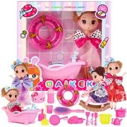 Confused búp bê Barbie phù hợp với món quà lớn Day bồn tắm quà tặng nhà đồ chơi chơi cô gái trẻ em - Búp bê / Phụ kiện