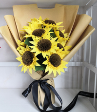 Материалы для рукоделия 包邮 纸花向日葵 太阳花手工diy