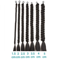 Одиночная косы Black длиной 3,5 см длиной около 70 см