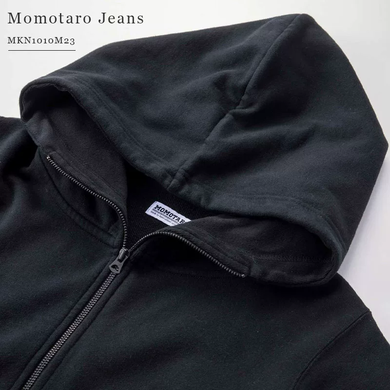 Momotaro Jeans MKN1010M23 Сатсука тяжёлый молниевый худи модный свитер