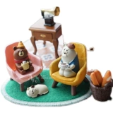 Ребенок использует диван Zakka Girl Heart Small Thing Mini Mini Stable Модель сцена с миниатюрной декоративной мебелью