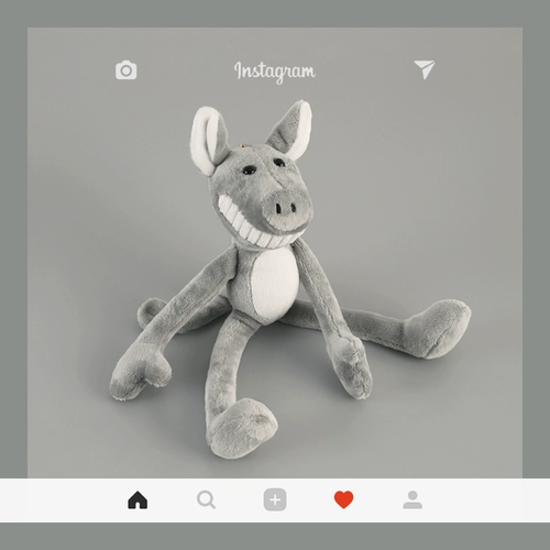 Плюшевая кукла, милый креативный брелок, брендовое украшение на сумку